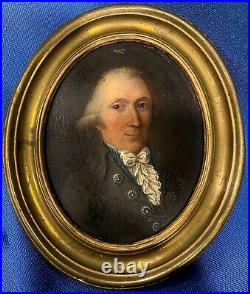 17 Century Antique Oil Painting on Wood Portrait Of Man created 1620-1650 signed