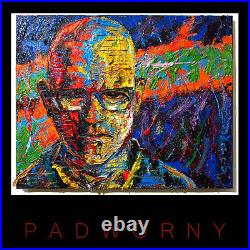 20x16 MODERN ORIGINAL OIL? PAINTING? VINTAGE? IMPRESSIONIST? ART SIGNED ABSTRACT A