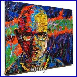 20x16 MODERN ORIGINAL OIL? PAINTING? VINTAGE? IMPRESSIONIST? ART SIGNED ABSTRACT A