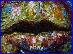 20x16 MODERN ORIGINAL OIL? PAINTING? VINTAGE? IMPRESSIONISt? ART SIGNED PORTRAIT A 20x16 MODERN ORIGINAL OIL? PAINTING? VINTAGE? IMPRESSIONISt? ART SIGNED PORTRAIT A