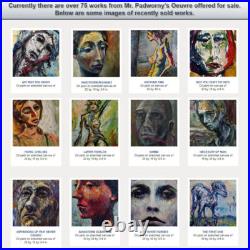 20x16 MODERN ORIGINAL OIL? PAINTING? VINTAGE? IMPRESSIONISt? ART SIGNED PORTRAIT A 20x16 MODERN ORIGINAL OIL? PAINTING? VINTAGE? IMPRESSIONISt? ART SIGNED PORTRAIT A