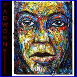 20x16 MODERN ORIGINAL OIL? PAINTING? VINTAGE? IMPRESSIONISt? ART SIGNED PORTRAIT A 20x16 MODERN ORIGINAL OIL? PAINTING? VINTAGE? IMPRESSIONISt? ART SIGNED PORTRAIT A