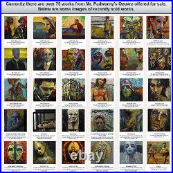 24x18 MODERN ORIGINAL OIL? PAINTING? VINTAGE? IMPRESSIONISM? ART SIGNED ABSTRACT A