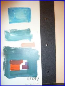 2 Vintage, Original Abstract Expressionist Paintings Signed Hans Hofmann-56