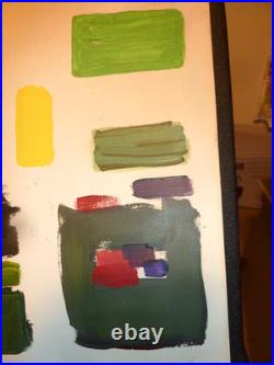 2 Vintage, Original Abstract Expressionist Paintings Signed Hans Hofmann-56