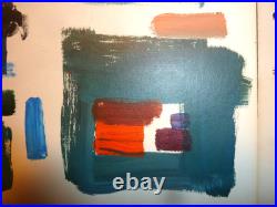 2 Vintage, Original Abstract Expressionist Paintings Signed Hans Hofmann-56
