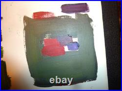2 Vintage, Original Abstract Expressionist Paintings Signed Hans Hofmann-56