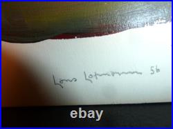 2 Vintage, Original Abstract Expressionist Paintings Signed Hans Hofmann-56