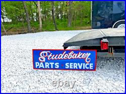 36 Hand Painted Vintage Metal STUDEBAKER Parts Service Gas Oil Dealership Sign