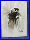 ALPHONSE MUCHA painting oil on canvas signed stamped vintage