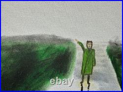 ANSELM KIEFER painting oil on canvas signed stamped vintage