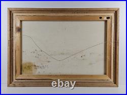 ART Large Vintage Original Signed J. Sanders Oil Painting 41.5x29.5 Framed Art