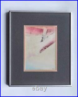 A Vintage Modernist Signed Framed Painting