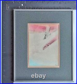 A Vintage Modernist Signed Framed Painting