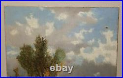 Abraham Hulk Jr painting oil canvas antique art vintage victorian british uk eng