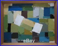 Abstract Oil Painting 1970's/1980's Vintage Retro Cornish Modern British