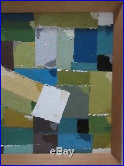 Abstract Oil Painting 1970's/1980's Vintage Retro Cornish Modern British