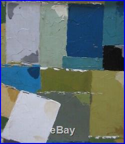 Abstract Oil Painting 1970's/1980's Vintage Retro Cornish Modern British