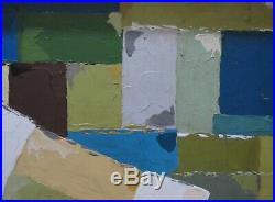 Abstract Oil Painting 1970's/1980's Vintage Retro Cornish Modern British