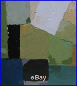 Abstract Oil Painting 1970's/1980's Vintage Retro Cornish Modern British