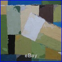 Abstract Oil Painting 1970's/1980's Vintage Retro Cornish Modern British