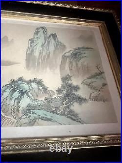 Antique Vintage Chinese Signed Modern Style Ink Wash Painting Landscape 20X 16