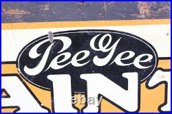 Antique Vtg Industrial Tin Tacker Sign Pee Gee Paints Advertising Hardware