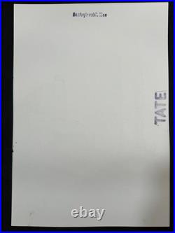 Banksy drawing and painting on old paper signed stamped vintage