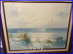 Beautiful Oil Painting on Canvas Calm Ocean Wave by Taylor