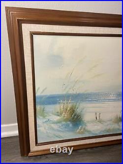 Beautiful Oil Painting on Canvas Calm Ocean Wave by Taylor