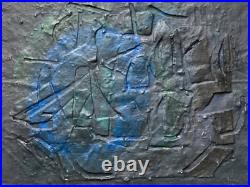Beautiful Vintage Antoni Tapies Painting Signed /well Listed/ Miro Influences