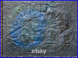 Beautiful Vintage Antoni Tapies Painting Signed /well Listed/ Miro Influences