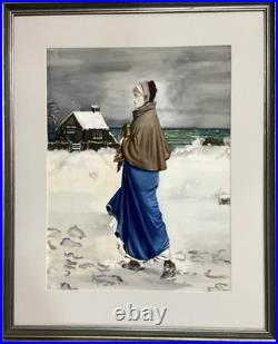 Beautiful Vintage Victorian Painting Signed A. Smith