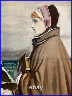 Beautiful Vintage Victorian Painting Signed A. Smith