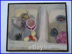 Betty Shulman Oil Painting Original Still Life Modernism Expressionism Vintage