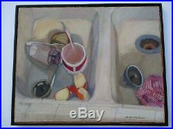 Betty Shulman Oil Painting Original Still Life Modernism Expressionism Vintage