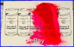 CAMPBELLS SOUP CAN VINTAGE PAINTING MR CLEVER ART mr brainwash banksy warhol 1/1