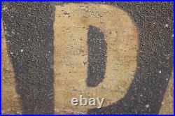 C. 1920s Antique Smaltz Woodard Apts Rooms Advertising Sign Sand Paint Vtg