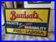 C. 1950s Original Vintage Burdsal's Paint Sign Metal Framed Durability Since 1867