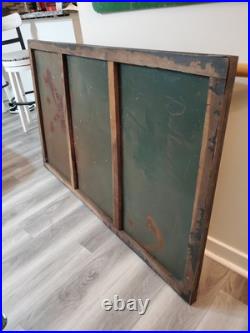 C. 1950s Original Vintage Burdsal's Paint Sign Metal Framed Durability Since 1867