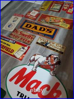 C. 1950s Original Vintage Burdsal's Paint Sign Metal Framed Durability Since 1867