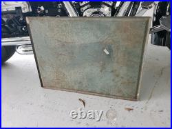 C. 1964 Original Vintage Kyanize Paint Sign Metal The Good Choice Red Cartoon Guy