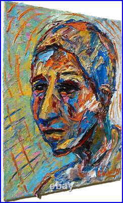 Contemporary Original Oil? Painting? Vintage? Expressionist? Art? Outsider Signed Pop