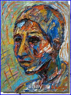 Contemporary Original Oil? Painting? Vintage? Expressionist? Art? Outsider Signed Pop
