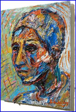 Contemporary Original Oil? Painting? Vintage? Expressionist? Art? Outsider Signed Pop
