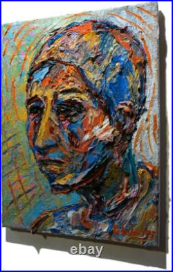 Contemporary Original Oil? Painting? Vintage? Expressionist? Art? Outsider Signed Pop
