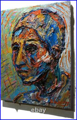 Contemporary Original Oil? Painting? Vintage? Expressionist? Art? Outsider Signed Pop