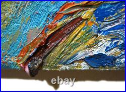 Contemporary Original Oil? Painting? Vintage? Expressionist? Art? Outsider Signed Pop
