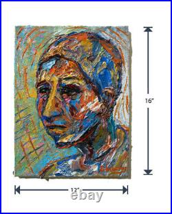 Contemporary Original Oil? Painting? Vintage? Expressionist? Art? Outsider Signed Pop