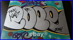 Cope2 Graffiti Art Original Vintage Canvas 20x16 Abstract Pop Art / Seen Fairey